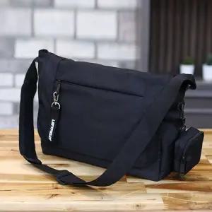 [콩심팥심]힙색 검정 숄더백 캐주얼가방 스콰즈 여자크로스