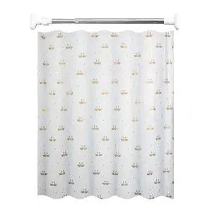 골든 스완 욕실 방수 PEVA 샤워 가림막 커튼 봉 세트