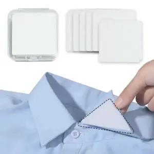 셔츠 카라 주름 고정 스티커 깃 보강재 정장 와이셔츠 구김방지 스타일링 패치 대용량
