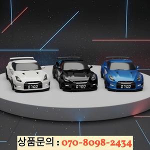 레노버 하이퍼카 모양의 참신한 알람 시계 실제 엔진 조명 효과 휴대용 창의적인 책상 장식 완벽한 선물