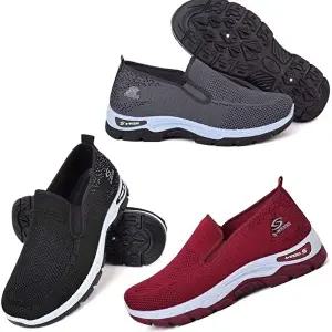 [엄지척]여성 남성 메쉬 밴딩슬립온 편하고 가벼운 키높이 운동화