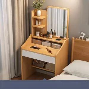 틈새 서랍형 작은화장대 우드 좁은 수납화장대 인테리어