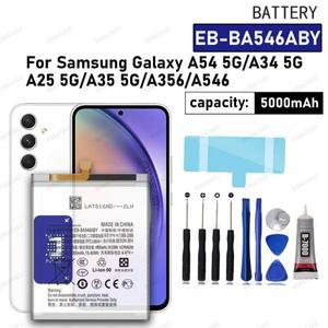 삼성 호환 A54 5G/A34 5G/A546/A25 5G 배터리 + 도구용 100% 새  EB-BA546ABY