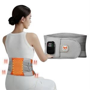 허리 보호대 무선 안마기 벨트 마사지기 진동 온열 배 복부 허리밴드 충전식 철판 지지대