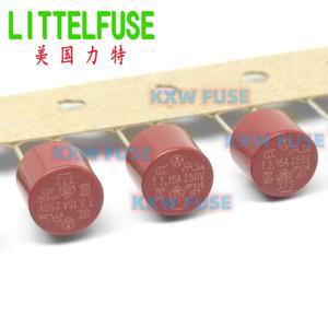 Littelfuse 372 시리즈 시간 지연 TR-5 초소형 퓨즈 T50mA 100mA 1A 2A 3.15A 5A 6.3A 250V 축 방향 스루홀