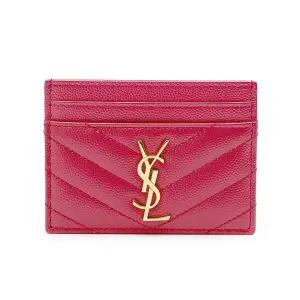 라프리마 [SAINT LAURENT]  모노그램 카드 케이스 423291-BOW01-5526