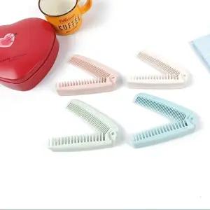 포켓용 휴대 접이식 헤어 브러쉬 빗 1P 머리빗-WFIXHWN