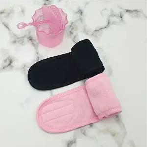 찍찍이 세안밴드 세수머리띠 블랙 세안밴드-WFIXIZC