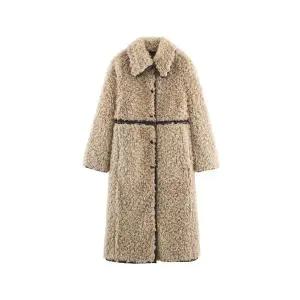 여성 자켓 테일러드 재킷 추동 스트리트 기모 롱 코트 MF4