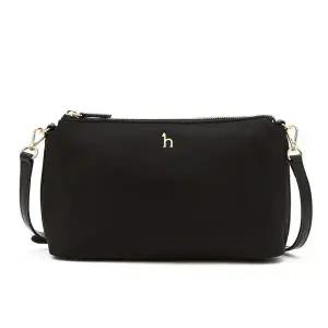 [헤지스](대전신세계)블랙 단색 나일론 크로스백 HIWA6E455BK