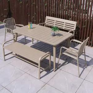 야외 벤치 테이블 세트 의자 카페 카페야외의자 마당