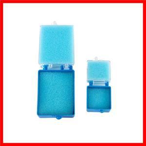 의치 보관함 치과 임플란트 보관함 플라스틱 치아 상자 스폰지 치아 청소 도구 치과 재료 50 개