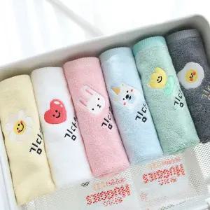 데일리맘 어린이집 고리수건 손수건 유치원 이름 뉴밤부혼합6장