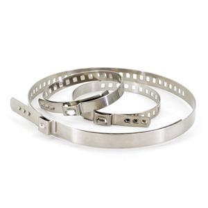 드라이브 샤프트용  CV 부트 클램프 스테인레스 조정  액슬 조인트 크림프 210 개 10200mm