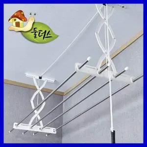 [에이치플러스몰]TBZ 둘더스 스텐봉 천정건조대 2단