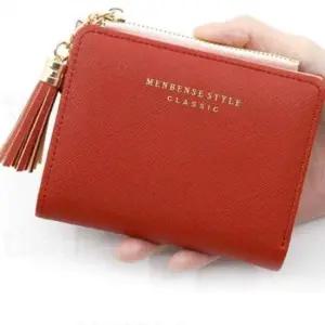 동전 수납 반지갑 여자 젊은층 지갑 이쁜지갑 학생지갑 태슬지갑 여성반지갑 키링지갑