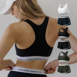 여성 코어 편안한 브라렛 트렁크팬티 돌핀팬츠 세트