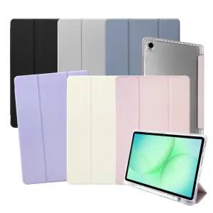 갤럭시 탭A11 플러스 A9플러스 호환 북커버 스탠딩 클리어 투명 케이스 펜수납 3단