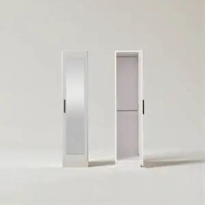 아도라퍼니처 M9027 행거형 거울도어 슬림 옷장