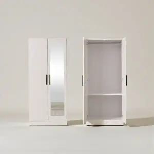 아도라퍼니처 M9027 행거+수납 거울도어 옷장