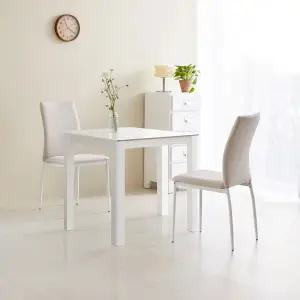 앨빈 화이트 뉴젠 800 2인 세라믹 식탁세트