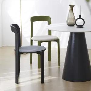 오르 PP 의자 (쿠션 좌판) 미니멀 인테리어 카페 식탁의자 1+1 8colors
