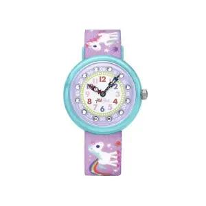 [신세계라이브쇼핑]플릭플락 FBNP033 SUNNY HOURS MAGICAL UNICORNS 아동 나토시계