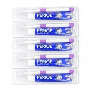 ( )페리오 여행용칫솔치약세트벌크-5개 휴대용 판촉용 인쇄가능 케이스