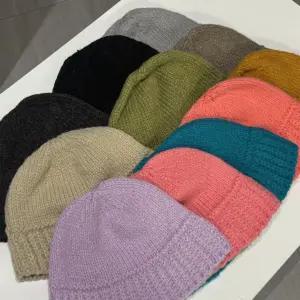 여자 남자 11컬러 베이직 숏 니트 겨울버킷햇 모자