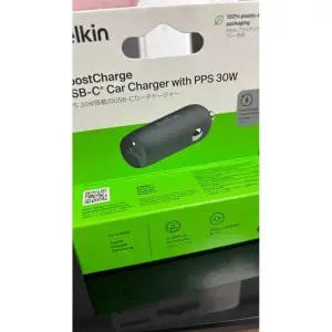 벨킨 30W C타입 PD 3.0 PPS 차량용 고속 충전기 CCA004bt 아이폰17 16 15 14 갤럭시 S25 아이패드 호환