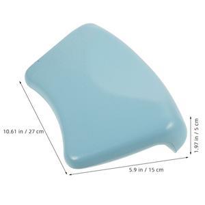 Pcs 스카이 블루 내구성 Pu 욕조 베개 방수 쿠션 머리 받침 흡입 컵