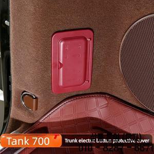 만리장성 탱크 700 트렁크용 전기 단추 보호 커버 충돌 방지 액세서리 빨간색