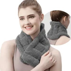 목과 어깨를 위한 언크레인지용 온열 패드 전자레인지용 히트팩 다용도 무게의 촉촉한 가열 넥 랩 재사용