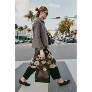 자라 ZARA 디테일 쇼퍼 백 - 브라운 6067710700 324198