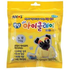 아모스 6000 탱탱아이클레이 110g 노랑 5개입) 6000 탱탱아이클레이 110g 노랑