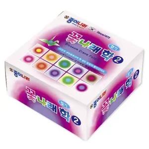 종이나라 1500 꽃나래학접기2 10색 200매 종이접기 5X5cm 20개입) 1500 꽃나래학접기2 10색 200매