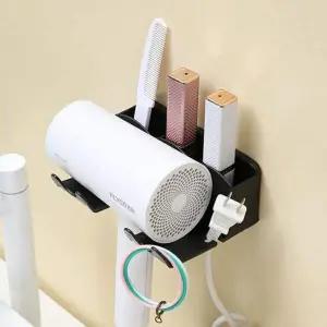 무타공 헤어드라이기 거치대 욕실용 홀더 기 기스탠드