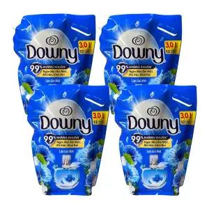 다우니 고농축 섬유유연제 프레쉬 브리즈 리필 3L 4개