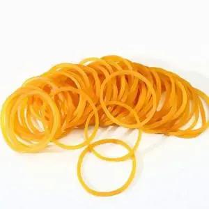 부드러운 노랑 고무줄 튼튼한 탄력 고무줄 재사용 헤어