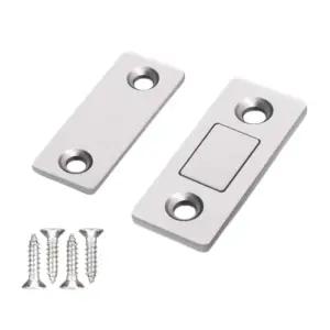 자석 도어락 잠금장치 자기걸쇠 초박형 걸고리 찬장 문닫힘 펜스 도어 클립