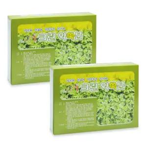 영생사 크린 약쑥분 1박스(30포+티백 고정대) X 2개 반신욕 족욕 좌욕 쑥팩