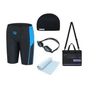 아레나 남아동 생존수영 수영복 수경세트 Z262998 5부