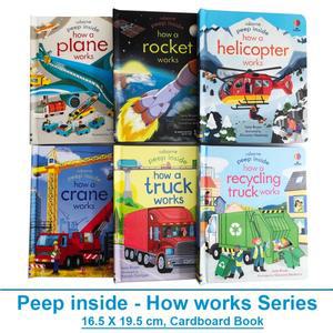 Usborne Peep ide How Works 시리즈 과학 지식 학습 그림책 영어 일일 취침 독서 책 몬테소리
