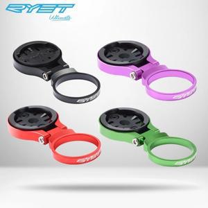 RYET 조절식 자전거 31.8-35mm 스템 컴퓨터 마운트 아웃 프론트 가민 호환/와후/브라이튼 일체형 헤드셋 탑