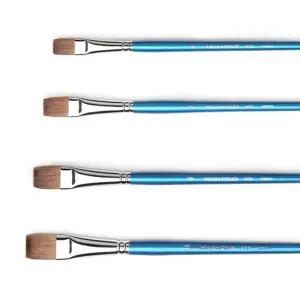 화홍 디자인붓 926 천연모 12호 K구성용 용납작 전문가용 디자인 구성용 평붓 납작