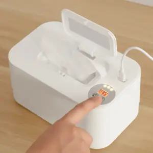 따소네 물티슈워머 화이트따뜻한 육아 필수템 보관 출산선물 온도조절