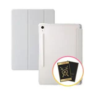 갤럭시탭S9 FE 플러스 마그네틱 케이스+전자파 차단 스티커커버 보호 거치대 태블릿용품 액세서리