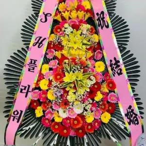 결혼식화환 축하화환 개업화환 화환배달 3단