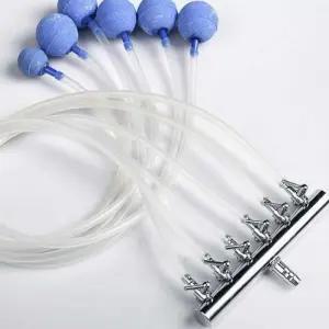 10구 에어 분배기 공조절기 흡입구호스기 조절 브로와 와조절 흡입구 배출구 공기 조절기 어항산소발생 연