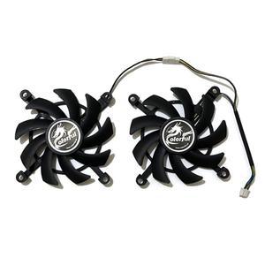쿨러 NEW RTX2060 GTX1660 85MM 4PIN DC 12V GPU 쿨링 팬 컬러풀 GTX 1660TI 1660S RTX 2060 그래픽 카드